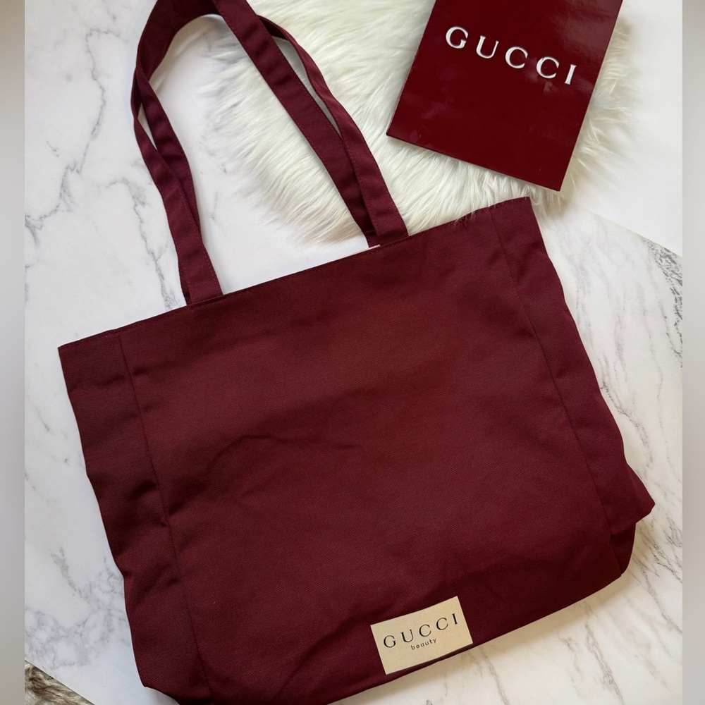 Burgundy Tote Bag Gucci NEW